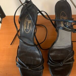 Black Strappy Heels